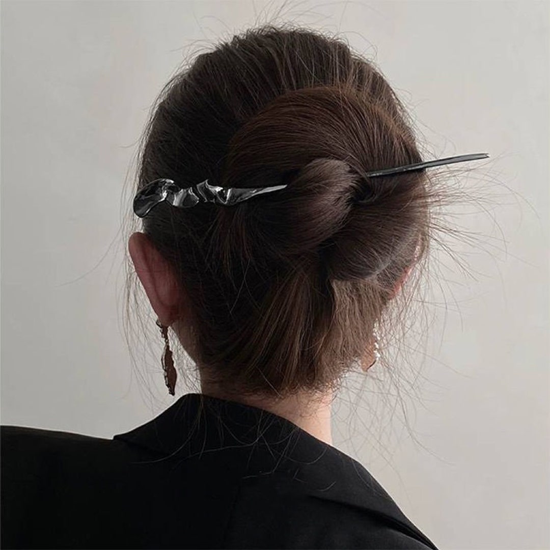 Modern Hairpin Hair Bun Maker Hair Accessories Bun Holder Etsy