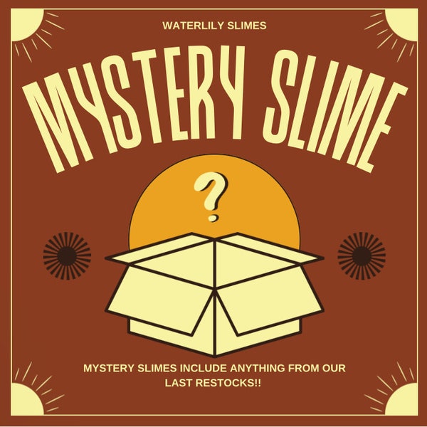 MYSTERY SLIME- Randomly chosen scent and texture!