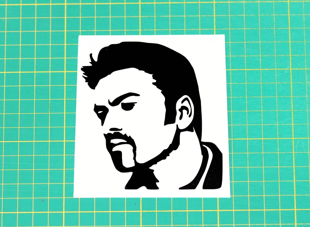 George Michael Silhouette Car Sticker - Bumper Window Vinyl Decal - Etsy UK