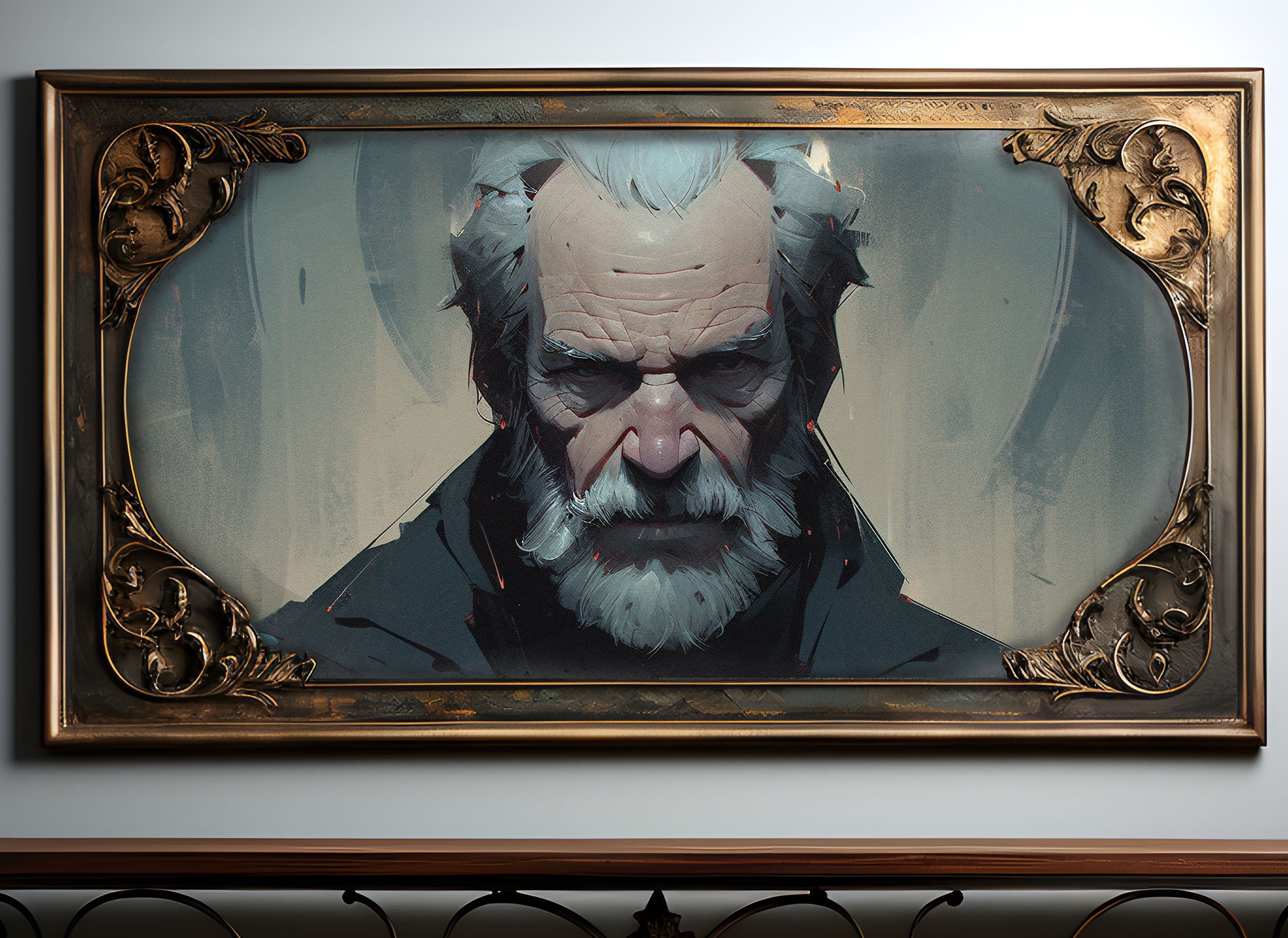 1 Vintage Frame Psd Mockup, I Minimalist Mockup I Frame