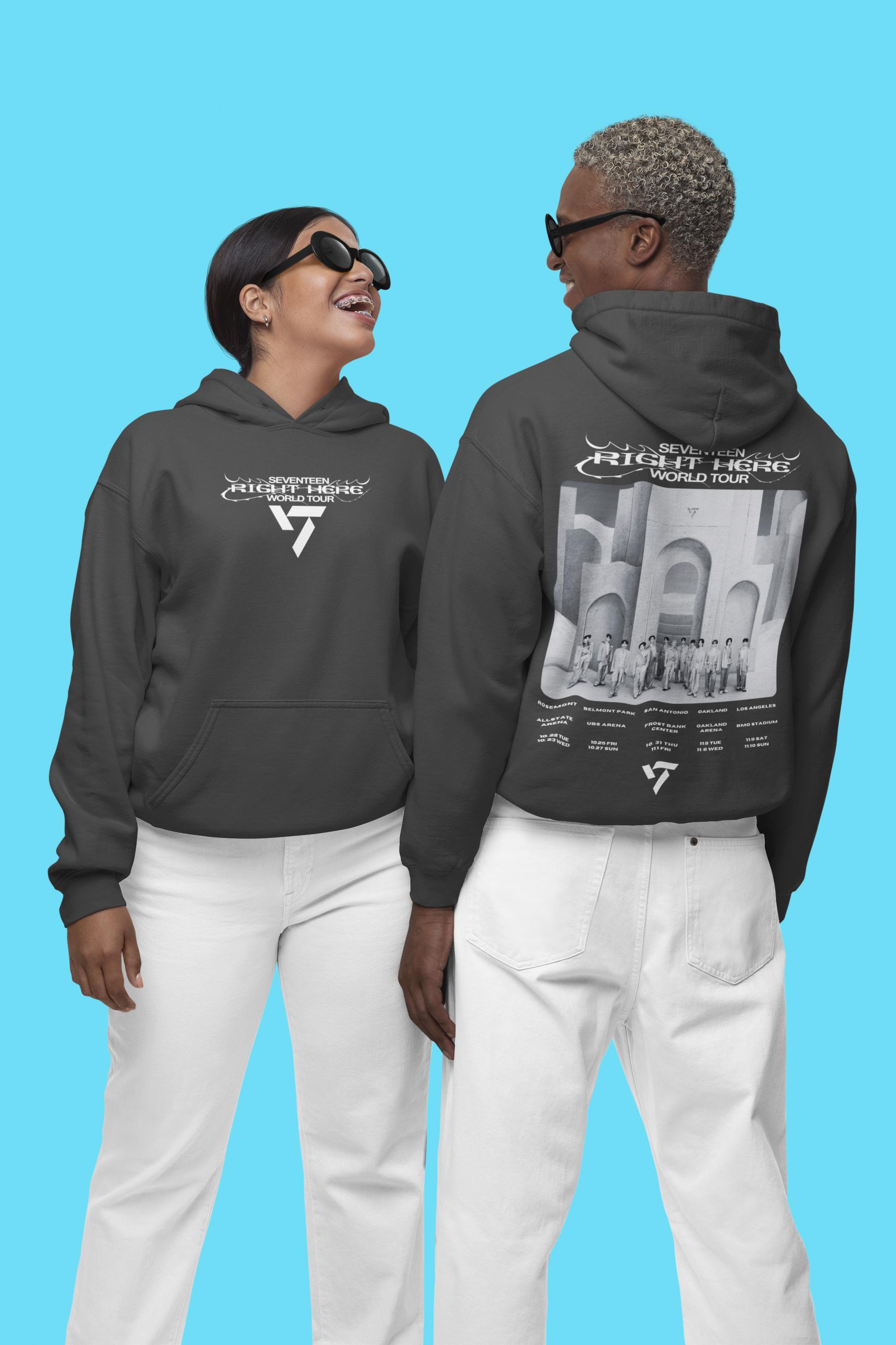 Seventeen Right Here World Tour Shirt 17 is Right Here Album Sweatshirt Fanmade Seventeen 2024 Concert Hoodie Gift for Her Carat Friend Fan - Etsy Seventeen Right Here World Tour Shirt 17 is Right Here Album Sweatshirt Fanmade Seventeen 2024 Concert Hoodie Gift for Her Carat Friend Fan - Etsy