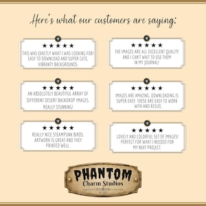 This card has a sampling of 5-star reviews we've received from our customers.