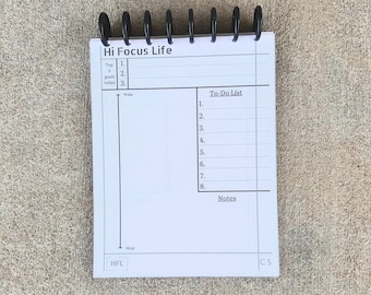 Discbound Refill Sheets 1 Page per Day Timeline Series Undated Planner 75 gsm Paper