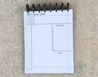 Discbound Refill Sheets 1 Page per Day Timeline Series Undated Planner Linen Paper
