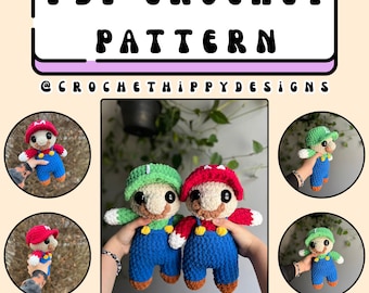 Plumber Boys Crochet Pattern PDF