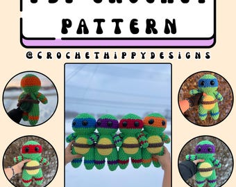 Turtles Crochet Pattern PDF