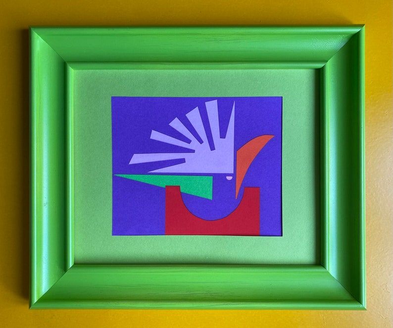 High quality giclée A5 print colorful bird image 2