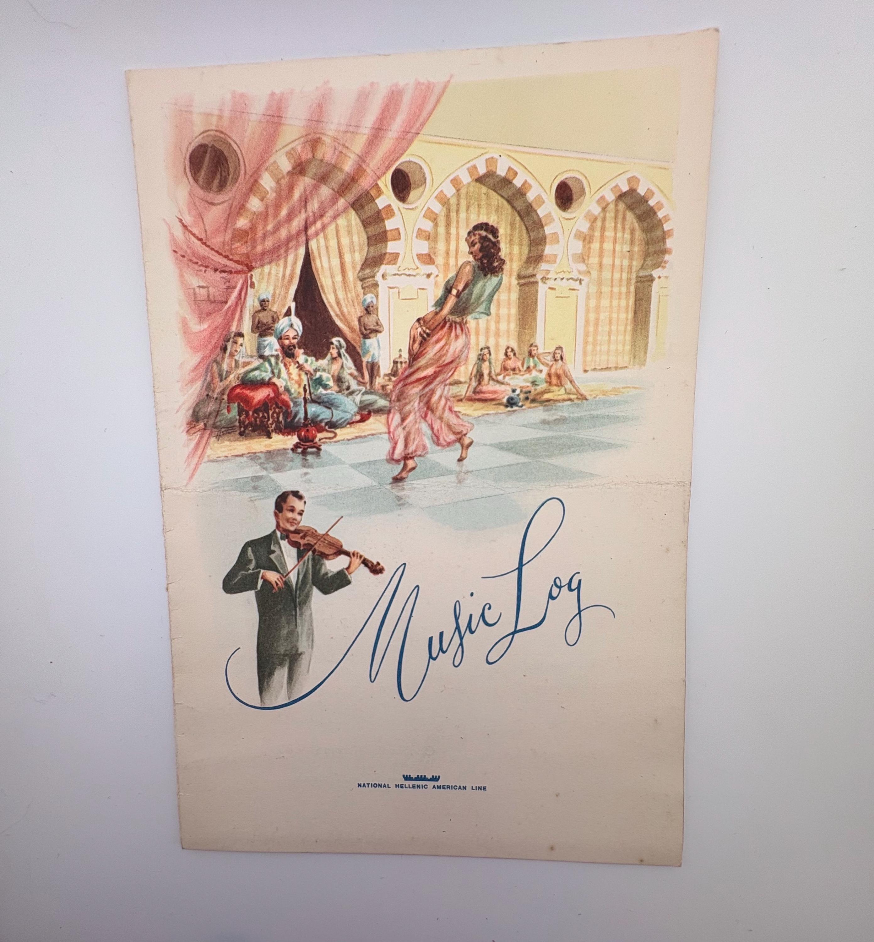 Vintage Cruise Ship Menus - Etsy Canada