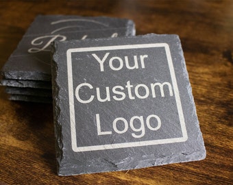 Custom Slate Coasters - Personalized Coasters