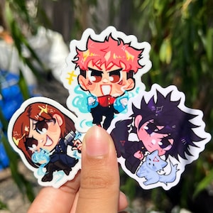 JJK Stickers | Yuji, Nobara, Megumi | 2in