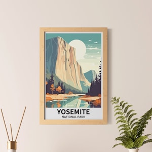 Yosemite National Park Wall Art, Yosemite Home Decor, Yosemite National Park Digital Print, Yosemite Park Digital Download