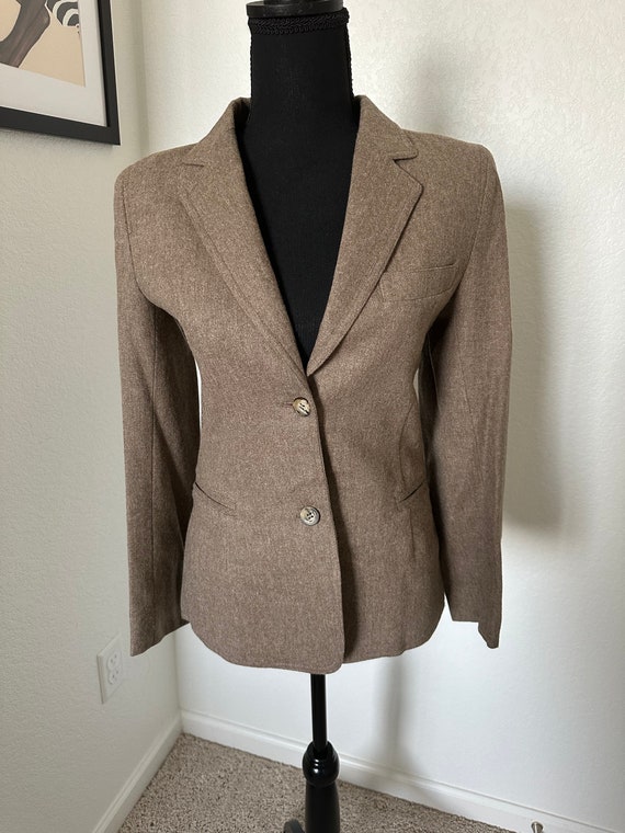 Vintage 70s 80s Women’s Liz Claiborne Wool Blazer - image 1