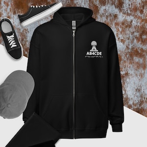 Personalized Ham Radio Call Sign Hoodie, Full Zip Up Hoodie.