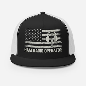 Ham Radio Trucker Cap. Ham Radio Gift. Amateur Radio Gift. Ham Radio Hat. Call Sign Hat
