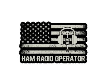 Ham Radio Operator Sticker, Ham Radio Gift, Amateur Radio Gift, Ham Radio Sticker, Amateur Radio Sticker