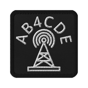 Ham Radio Callsign Patch