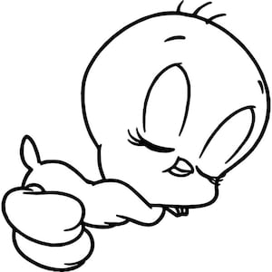 TWEETY BIRD Coloring PDF Pages for Kids// Instant Download//14 Pages//