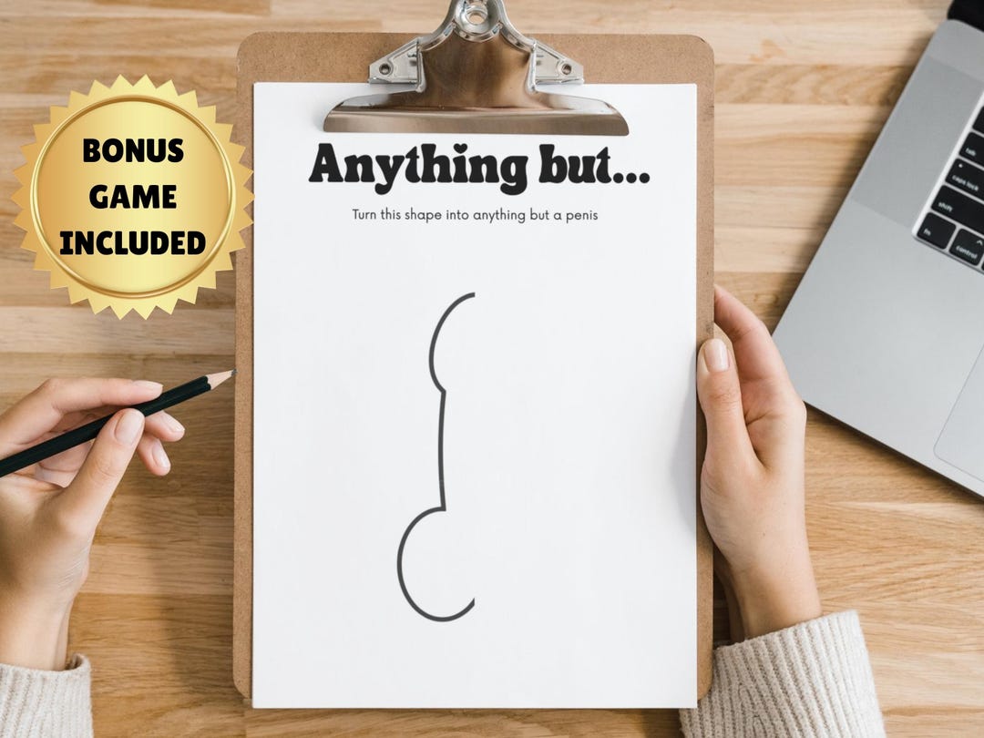 Bachelorette Drawing Game: Anything But, Dirty Minds - Funny Party Game ...