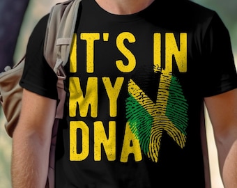 It&#39;s in my DNA..Jamaica, Fun Jamaica themed sweatshirt, Jamaica family vacation, Custom design, Group shirts, Vacation shirt, Vacay Souvenir