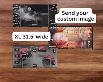 XL Custom TCG Playmat: Personalized Board Game Mat (31.5" wide)