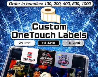 Card OneTouch Stickers, One Touch Case Labels, Advertising Stickers, Custom Logo
