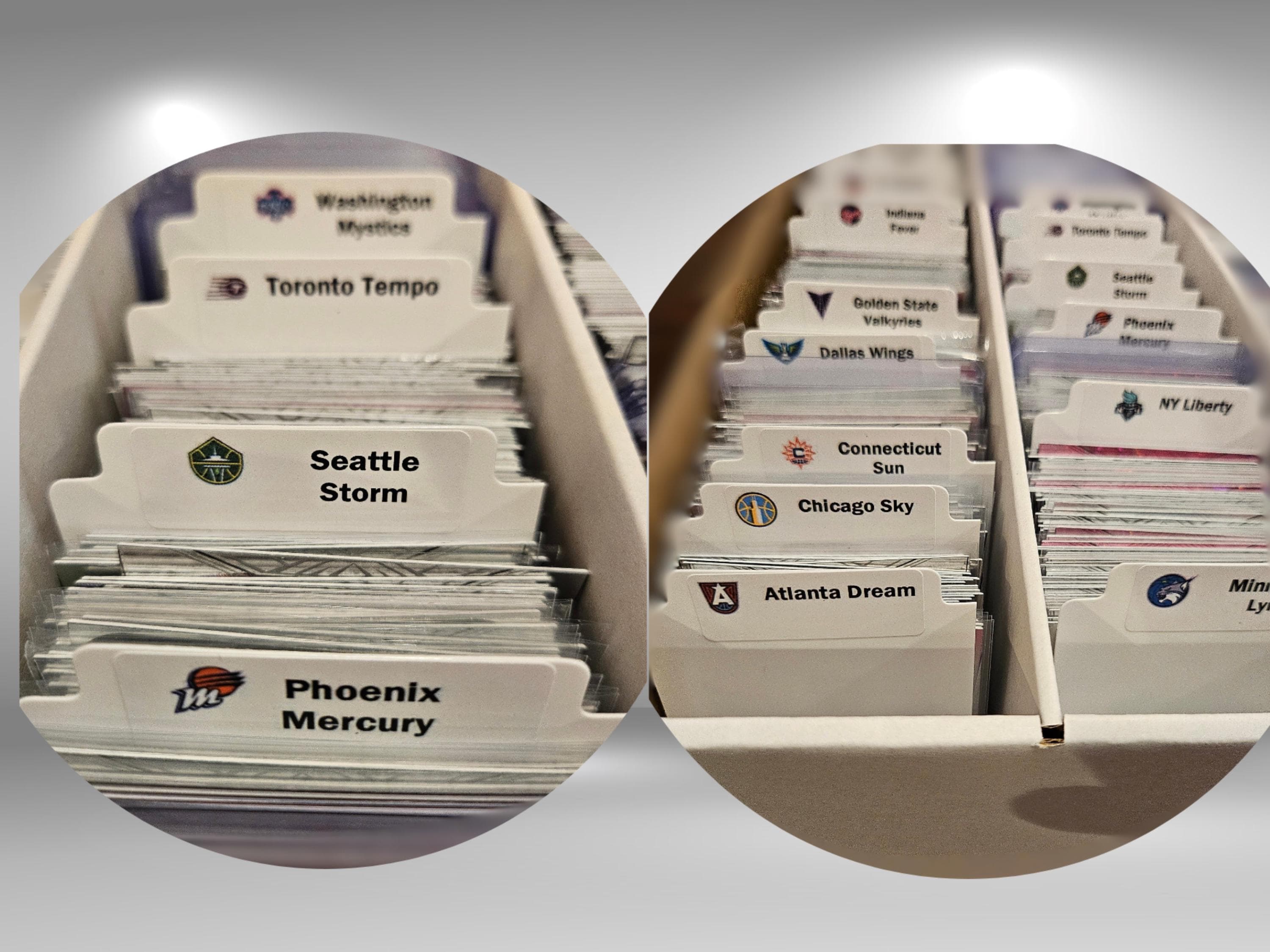 Sports Card Team Dividers Customized With Football, Baseball ...