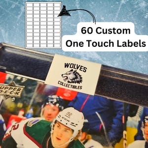 Card OneTouch Stickers, One Touch Case Labels, Advertising Stickers, Custom Logo