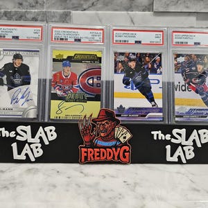 Custom X-Wide Card Stand, 3D Printed Sports Card Stands - Customize with your logo/name