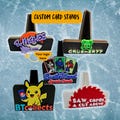Custom Trading Card Stands, 3D Printed Sports Card Stands - Customize with your logo/name