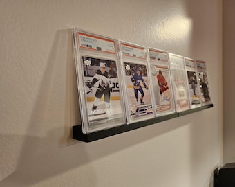 Graded Card Floating Wall Shelf: Sports & TCG Display