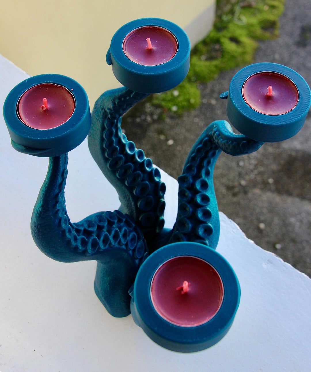 Octopus Candle Holder Etsy