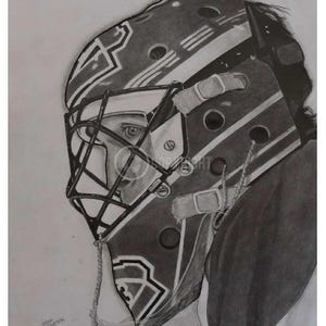 Patrick Roy 11"x14″ Limited Edition Print Pencil Drawing
