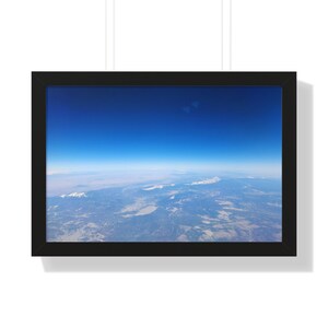 Earth Landscape Framed Poster