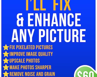 Ultimate Photo Enhancement: Correct Blurry Photos, Sharpen Images, Boost Resolution, Restore Old Memories
