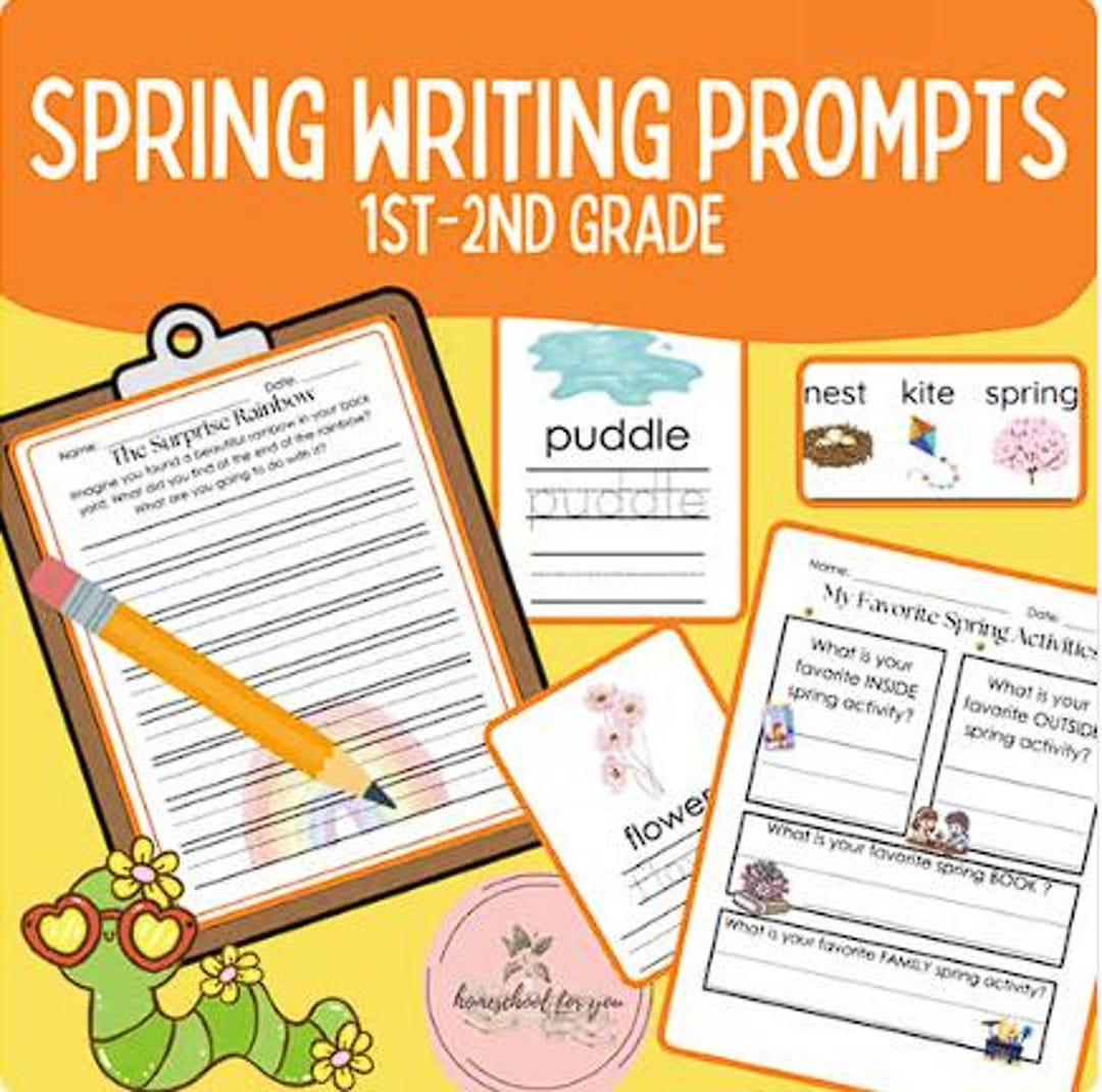 Spring Writing Prompts and Activities for 1st and 2nd Grade - Etsy
