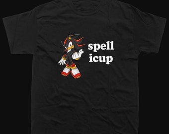 Spell ICUP Funny T-Shirt, Shadow Shirt, Meme Shirt