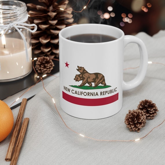 New California Republic Mug, Fallout Coffee Cup, Fallout New Vegas Mug, Video Game Coffee Mug, Gift For Gamers (11oz, 15oz)