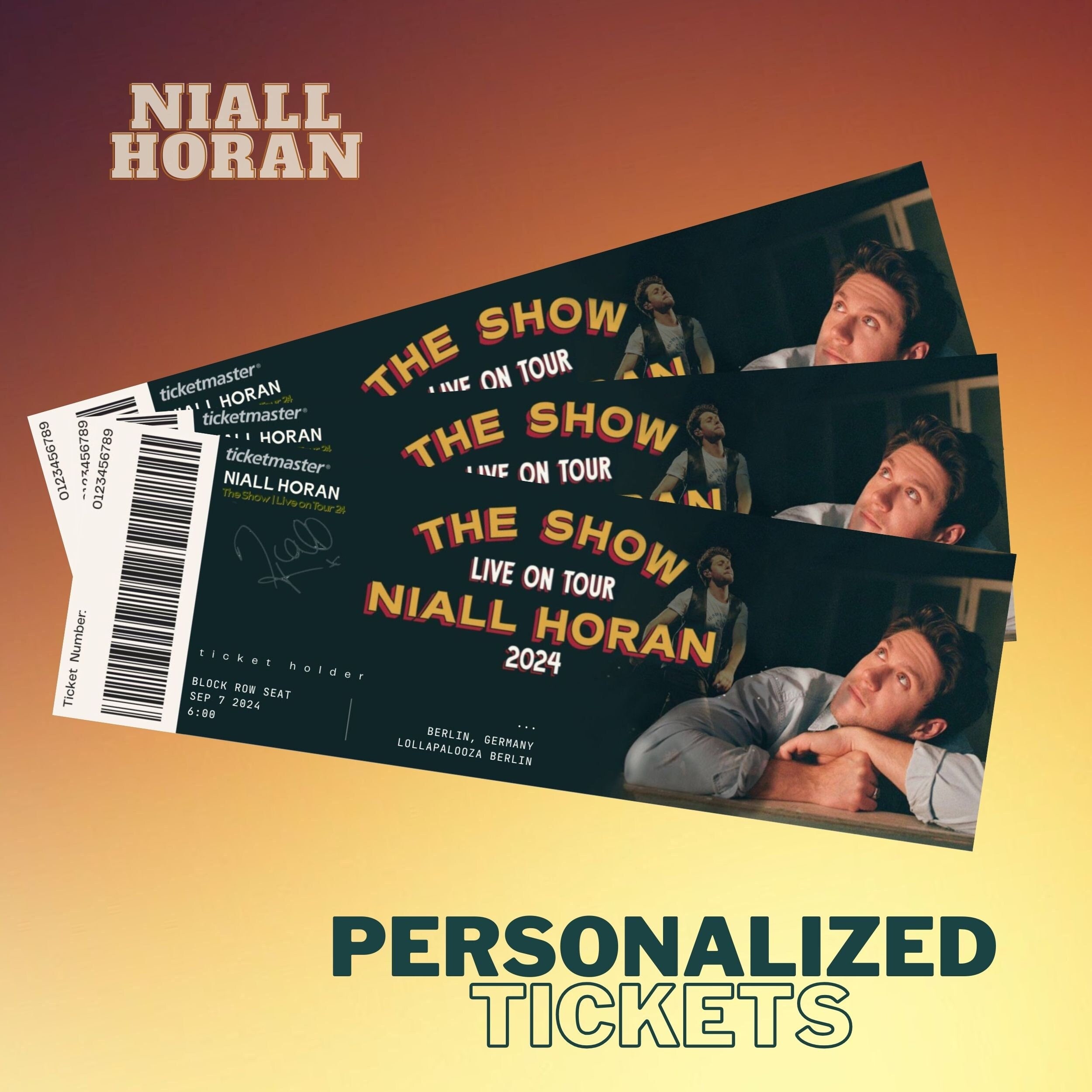 Niall horan tickets discount