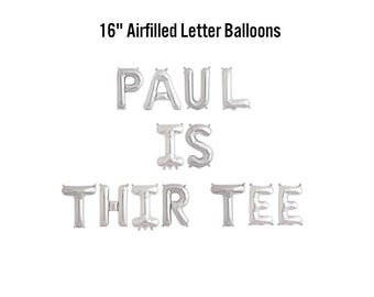 Banner de globos personalizado para Thirtee, decoraciones para el 30.º cumpleaños de golf, decoración para el 30.º cumpleaños de Thir Tee, letrero decorativo para el cumpleaños de un amante del golf, esposo o hombre.