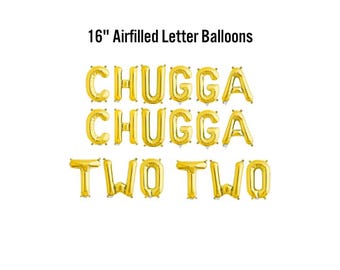 Chugga Chugga Two Two Balloon Banner, Train Birthday Decorations, Chugga Chugga Choo Choo Birthday Decor, Train Decorations, Party Supplies