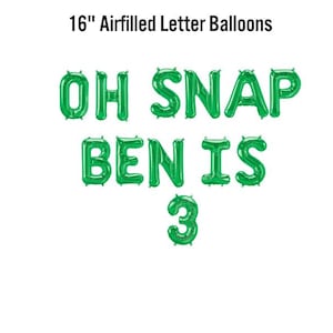 Alligator Birthday Party Supplies, Custom Oh Snap Birthday Banner, Crocodile Party Decorations Decor, There&#39;s a Party in the Swamp Theme