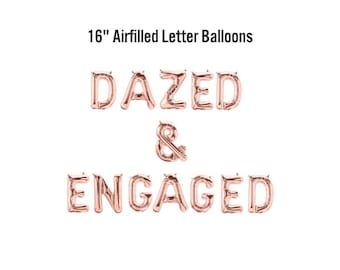 70s Bachelorette Decorations, 80s Bach Decor, Dazed & Engaged Balloon Banner Groovy Party Supplies, Hen Party Stagette