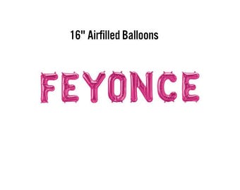 Feyonce Banner, 16" Airfilled Balloon Sign, Engagement Party, Drunk In Love Decor, Bachelorette Weekend, Slayyy, Stagette, Future Mrs