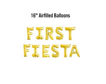 First Fiesta Balloon Banner, Taco Bar Bachelorette, First Birthday Supplies, Kids Party Decor, Holiday Decorations, Mexico,  Nacho Average