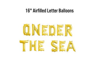 ONEder the Sea Balloon Banner, Under the Sea 1st Birthday Party Decorations, Ocean Themed First Birthday, Mermaid 1st Birthday Party