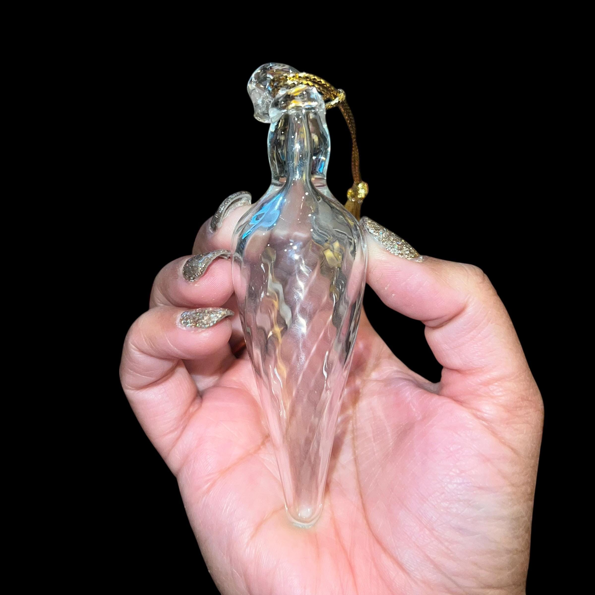 Vintage Murano Glass Swirl Ornament | Hand-blown Venetian Crystal