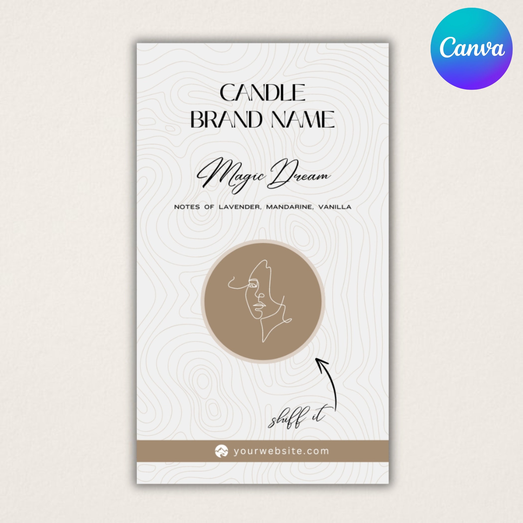 Tropical Candle Scent Card Candle Scent Sample Card Template Smell