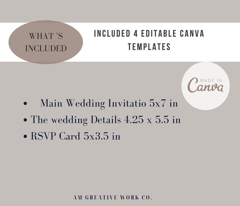 Wedding Invitation Template Kit, Stylish Gold Script, QR Code RSVP