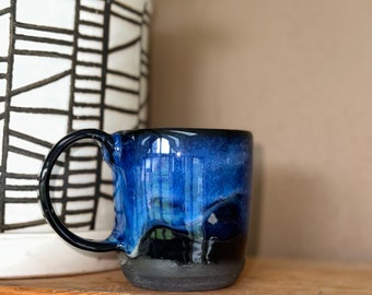 Northern Lights Blue and Purple Mug