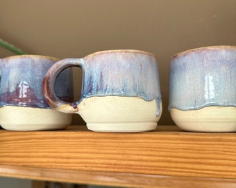 10 oz Pretty n’ Pink Ceramic Handmade Mugs